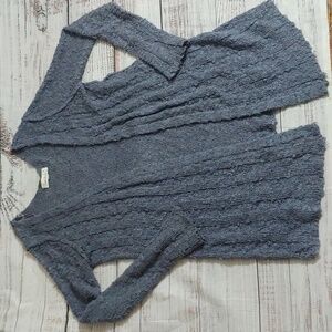 CLOUD CHASERS OPEN TEXTURED CARDIGAN